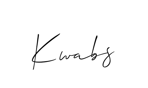 Once you've used our free online signature maker to create your best signature Allison_Script style, it's time to enjoy all of the benefits that Kwabs name signing documents. Kwabs signature style 2 images and pictures png