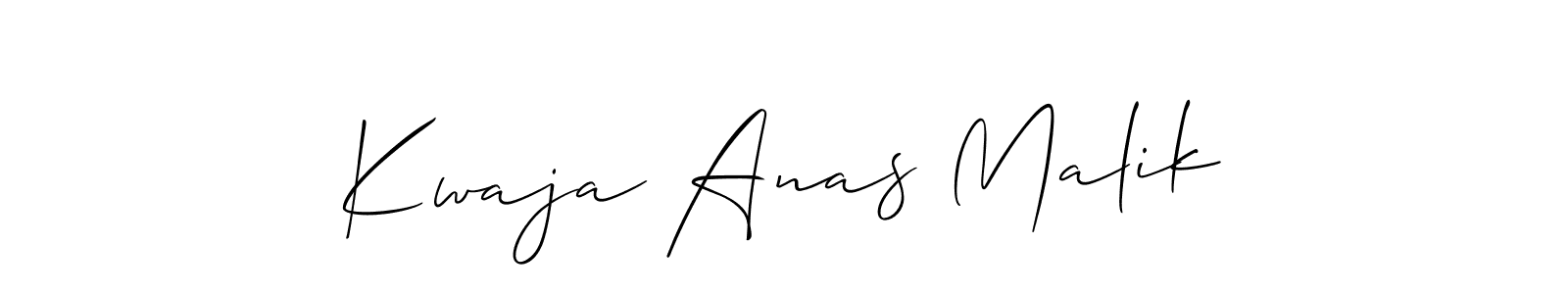 Check out images of Autograph of Kwaja Anas Malik name. Actor Kwaja Anas Malik Signature Style. Allison_Script is a professional sign style online. Kwaja Anas Malik signature style 2 images and pictures png