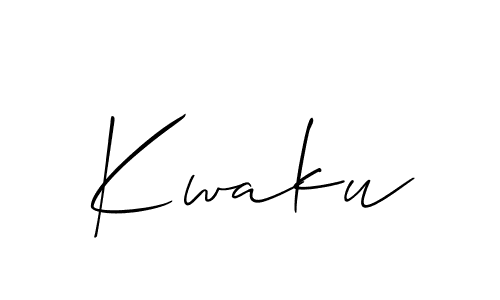 Create a beautiful signature design for name Kwaku. With this signature (Allison_Script) fonts, you can make a handwritten signature for free. Kwaku signature style 2 images and pictures png