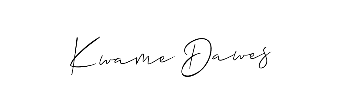 Similarly Allison_Script is the best handwritten signature design. Signature creator online .You can use it as an online autograph creator for name Kwame Dawes. Kwame Dawes signature style 2 images and pictures png