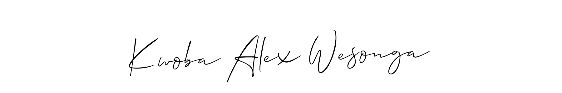 Make a beautiful signature design for name Kwoba Alex Wesonga. Use this online signature maker to create a handwritten signature for free. Kwoba Alex Wesonga signature style 2 images and pictures png