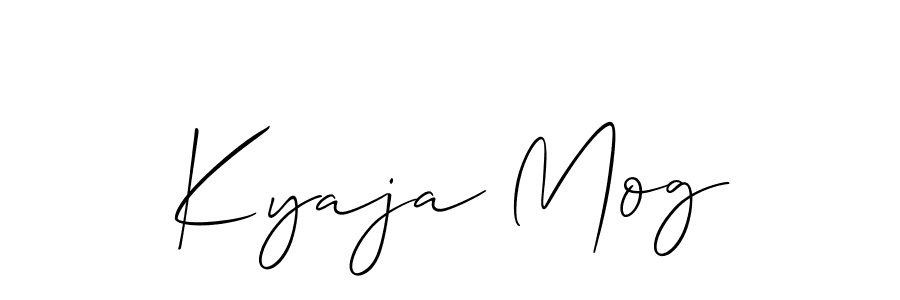 This is the best signature style for the Kyaja Mog name. Also you like these signature font (Allison_Script). Mix name signature. Kyaja Mog signature style 2 images and pictures png