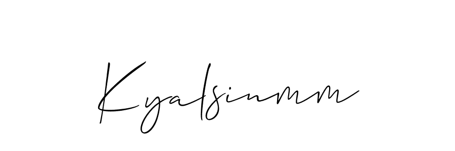 You can use this online signature creator to create a handwritten signature for the name Kyalsinmm. This is the best online autograph maker. Kyalsinmm signature style 2 images and pictures png