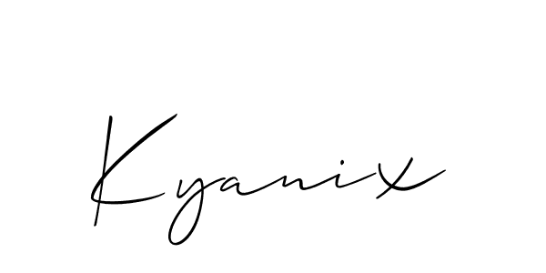 Once you've used our free online signature maker to create your best signature Allison_Script style, it's time to enjoy all of the benefits that Kyanix name signing documents. Kyanix signature style 2 images and pictures png