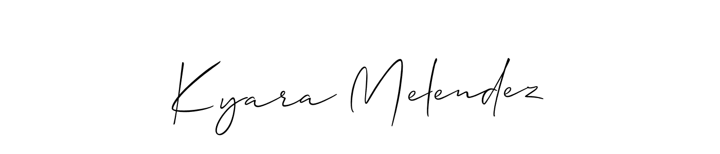 You can use this online signature creator to create a handwritten signature for the name Kyara Melendez. This is the best online autograph maker. Kyara Melendez signature style 2 images and pictures png