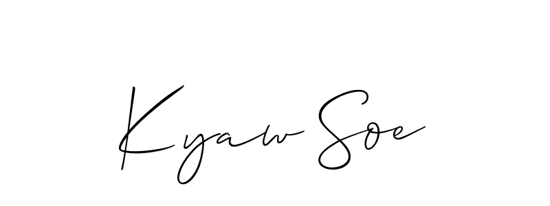 See photos of Kyaw Soe official signature by Spectra . Check more albums & portfolios. Read reviews & check more about Allison_Script font. Kyaw Soe signature style 2 images and pictures png