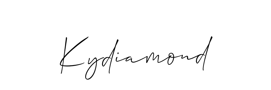 How to Draw Kydiamond signature style? Allison_Script is a latest design signature styles for name Kydiamond. Kydiamond signature style 2 images and pictures png