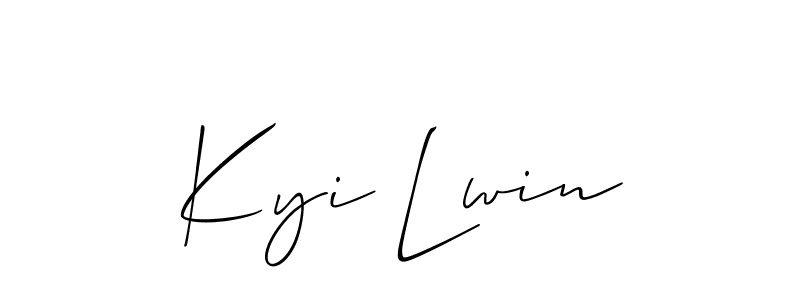 Make a beautiful signature design for name Kyi Lwin. Use this online signature maker to create a handwritten signature for free. Kyi Lwin signature style 2 images and pictures png