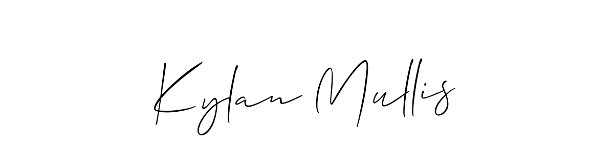 Use a signature maker to create a handwritten signature online. With this signature software, you can design (Allison_Script) your own signature for name Kylan Mullis. Kylan Mullis signature style 2 images and pictures png