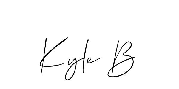 Check out images of Autograph of Kyle B name. Actor Kyle B Signature Style. Allison_Script is a professional sign style online. Kyle B signature style 2 images and pictures png