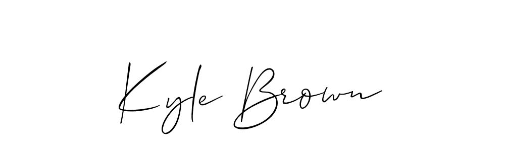 This is the best signature style for the Kyle Brown name. Also you like these signature font (Allison_Script). Mix name signature. Kyle Brown signature style 2 images and pictures png