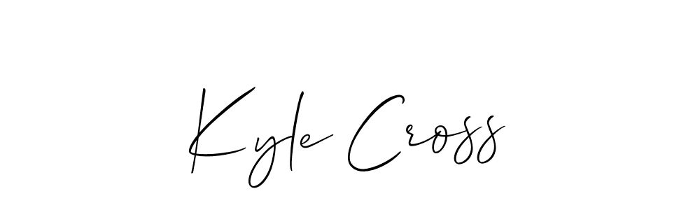 Similarly Allison_Script is the best handwritten signature design. Signature creator online .You can use it as an online autograph creator for name Kyle Cross. Kyle Cross signature style 2 images and pictures png