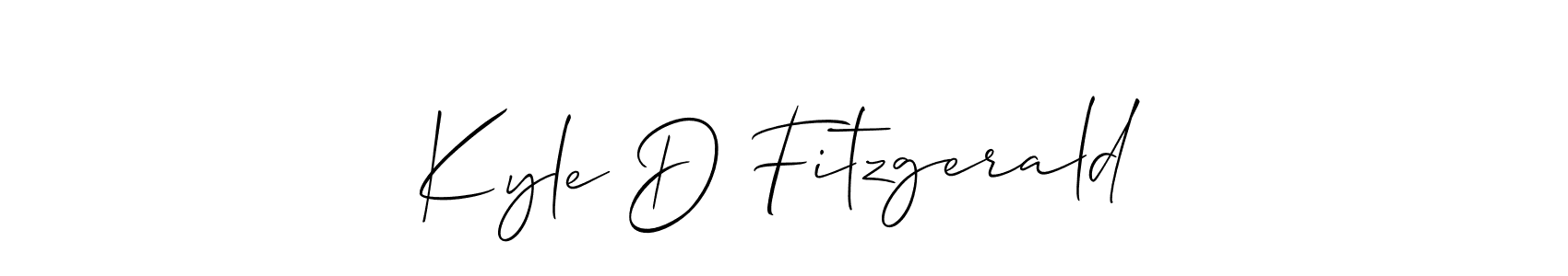 You should practise on your own different ways (Allison_Script) to write your name (Kyle D Fitzgerald) in signature. don't let someone else do it for you. Kyle D Fitzgerald signature style 2 images and pictures png