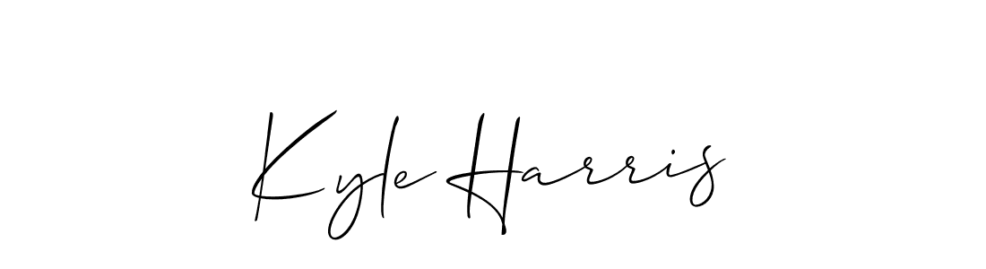 Use a signature maker to create a handwritten signature online. With this signature software, you can design (Allison_Script) your own signature for name Kyle Harris. Kyle Harris signature style 2 images and pictures png