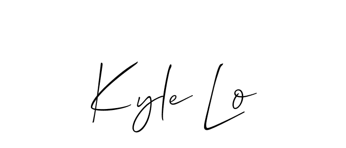 Once you've used our free online signature maker to create your best signature Allison_Script style, it's time to enjoy all of the benefits that Kyle Lo name signing documents. Kyle Lo signature style 2 images and pictures png