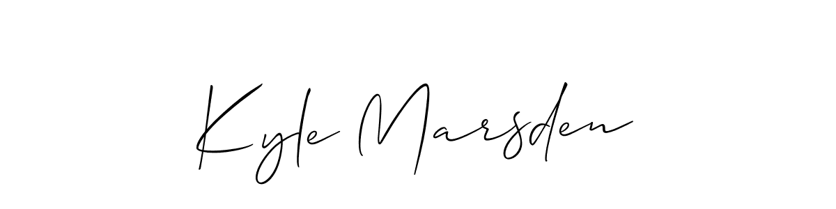 Make a beautiful signature design for name Kyle Marsden. Use this online signature maker to create a handwritten signature for free. Kyle Marsden signature style 2 images and pictures png