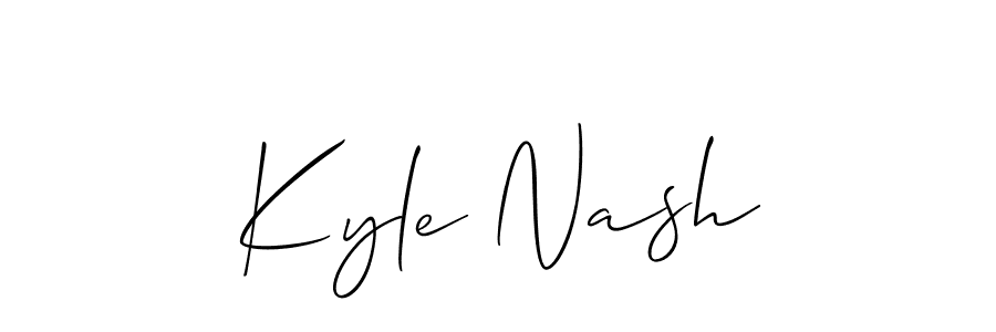 Make a beautiful signature design for name Kyle Nash. Use this online signature maker to create a handwritten signature for free. Kyle Nash signature style 2 images and pictures png