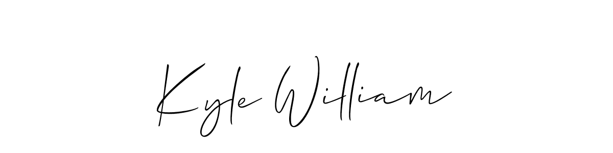 Check out images of Autograph of Kyle William name. Actor Kyle William Signature Style. Allison_Script is a professional sign style online. Kyle William signature style 2 images and pictures png