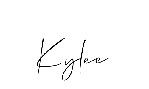 You should practise on your own different ways (Allison_Script) to write your name (Kylee) in signature. don't let someone else do it for you. Kylee signature style 2 images and pictures png