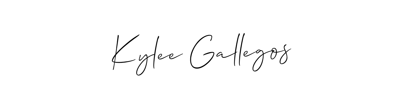 Make a short Kylee Gallegos signature style. Manage your documents anywhere anytime using Allison_Script. Create and add eSignatures, submit forms, share and send files easily. Kylee Gallegos signature style 2 images and pictures png