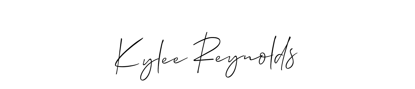 Also we have Kylee Reynolds name is the best signature style. Create professional handwritten signature collection using Allison_Script autograph style. Kylee Reynolds signature style 2 images and pictures png