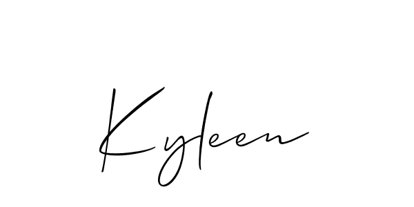 Also You can easily find your signature by using the search form. We will create Kyleen name handwritten signature images for you free of cost using Allison_Script sign style. Kyleen signature style 2 images and pictures png