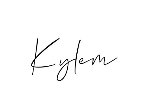 Make a short Kylem signature style. Manage your documents anywhere anytime using Allison_Script. Create and add eSignatures, submit forms, share and send files easily. Kylem signature style 2 images and pictures png