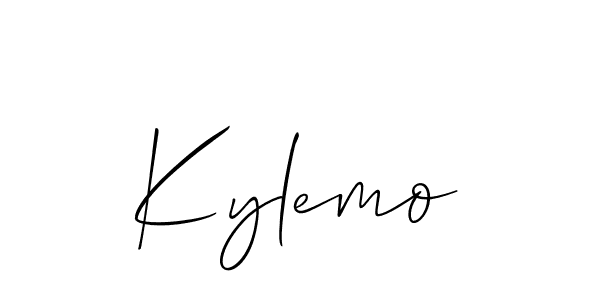 Also You can easily find your signature by using the search form. We will create Kylemo name handwritten signature images for you free of cost using Allison_Script sign style. Kylemo signature style 2 images and pictures png