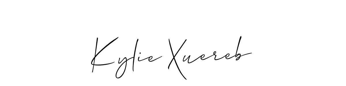 It looks lik you need a new signature style for name Kylie Xuereb. Design unique handwritten (Allison_Script) signature with our free signature maker in just a few clicks. Kylie Xuereb signature style 2 images and pictures png