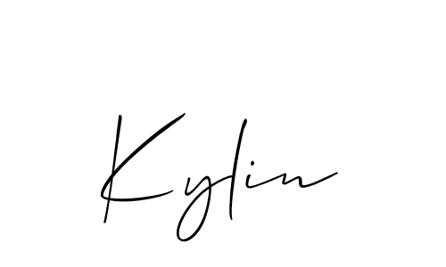 Allison_Script is a professional signature style that is perfect for those who want to add a touch of class to their signature. It is also a great choice for those who want to make their signature more unique. Get Kylin name to fancy signature for free. Kylin signature style 2 images and pictures png