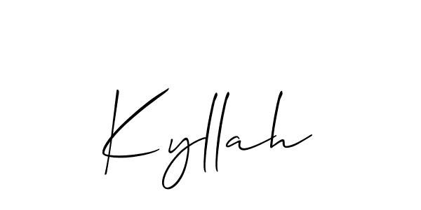 Once you've used our free online signature maker to create your best signature Allison_Script style, it's time to enjoy all of the benefits that Kyllah name signing documents. Kyllah signature style 2 images and pictures png