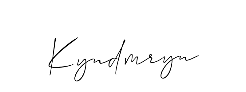 Kyndmryn stylish signature style. Best Handwritten Sign (Allison_Script) for my name. Handwritten Signature Collection Ideas for my name Kyndmryn. Kyndmryn signature style 2 images and pictures png