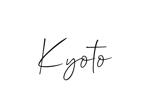 It looks lik you need a new signature style for name Kyoto. Design unique handwritten (Allison_Script) signature with our free signature maker in just a few clicks. Kyoto signature style 2 images and pictures png