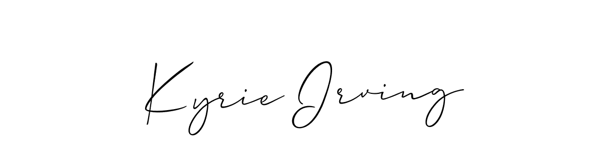 Create a beautiful signature design for name Kyrie Irving. With this signature (Allison_Script) fonts, you can make a handwritten signature for free. Kyrie Irving signature style 2 images and pictures png