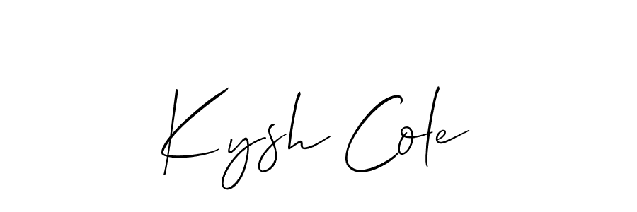 Check out images of Autograph of Kysh Cole name. Actor Kysh Cole Signature Style. Allison_Script is a professional sign style online. Kysh Cole signature style 2 images and pictures png
