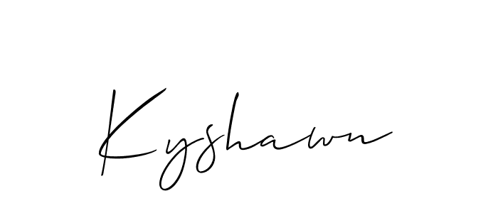 You can use this online signature creator to create a handwritten signature for the name Kyshawn. This is the best online autograph maker. Kyshawn signature style 2 images and pictures png