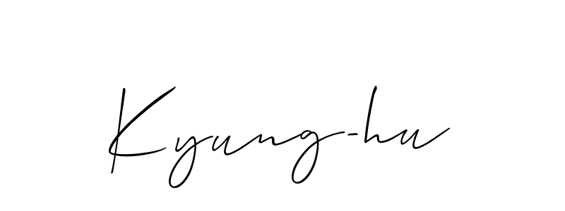 See photos of Kyung-hu official signature by Spectra . Check more albums & portfolios. Read reviews & check more about Allison_Script font. Kyung-hu signature style 2 images and pictures png