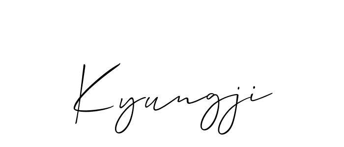 This is the best signature style for the Kyungji name. Also you like these signature font (Allison_Script). Mix name signature. Kyungji signature style 2 images and pictures png