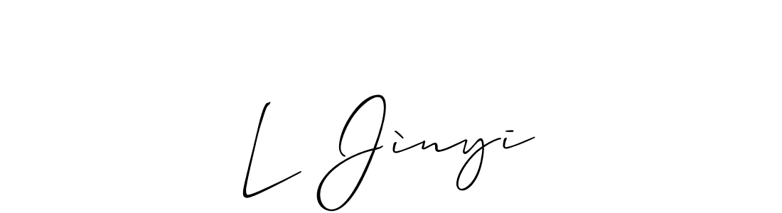 Also You can easily find your signature by using the search form. We will create Lǐ Jìnyī name handwritten signature images for you free of cost using Allison_Script sign style. Lǐ Jìnyī signature style 2 images and pictures png