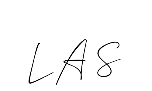 This is the best signature style for the L A S name. Also you like these signature font (Allison_Script). Mix name signature. L A S signature style 2 images and pictures png