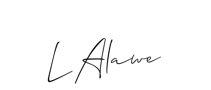This is the best signature style for the L Alawe name. Also you like these signature font (Allison_Script). Mix name signature. L Alawe signature style 2 images and pictures png