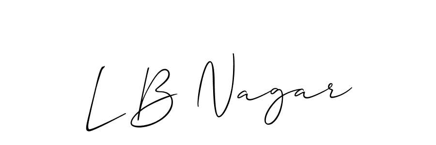 Make a short L B Nagar signature style. Manage your documents anywhere anytime using Allison_Script. Create and add eSignatures, submit forms, share and send files easily. L B Nagar signature style 2 images and pictures png