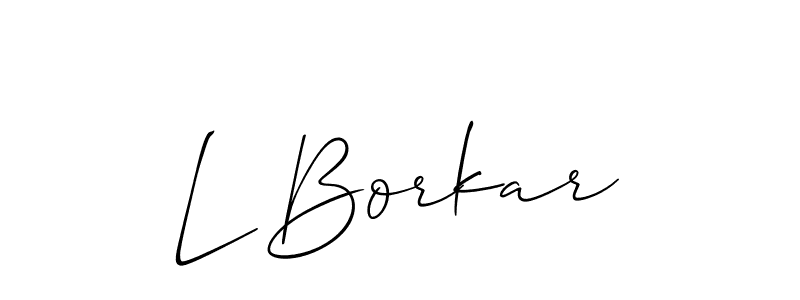 See photos of L Borkar official signature by Spectra . Check more albums & portfolios. Read reviews & check more about Allison_Script font. L Borkar signature style 2 images and pictures png