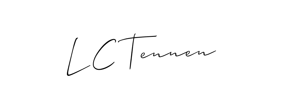 Once you've used our free online signature maker to create your best signature Allison_Script style, it's time to enjoy all of the benefits that L C Tennen name signing documents. L C Tennen signature style 2 images and pictures png