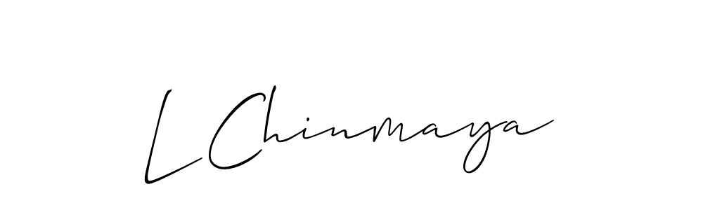 Also we have L Chinmaya name is the best signature style. Create professional handwritten signature collection using Allison_Script autograph style. L Chinmaya signature style 2 images and pictures png