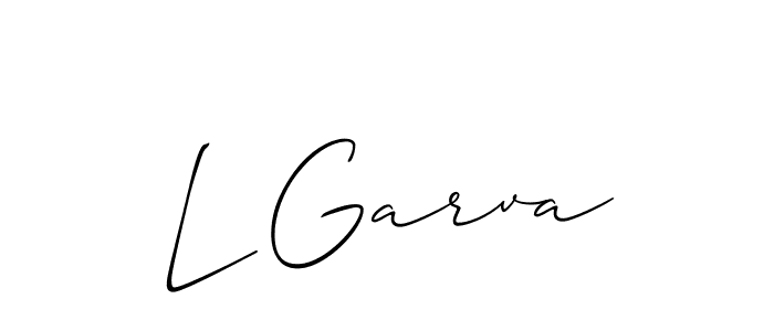 Make a short L Garva signature style. Manage your documents anywhere anytime using Allison_Script. Create and add eSignatures, submit forms, share and send files easily. L Garva signature style 2 images and pictures png