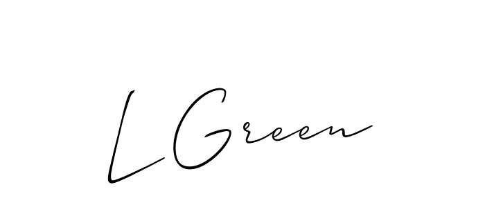 How to Draw L Green signature style? Allison_Script is a latest design signature styles for name L Green. L Green signature style 2 images and pictures png