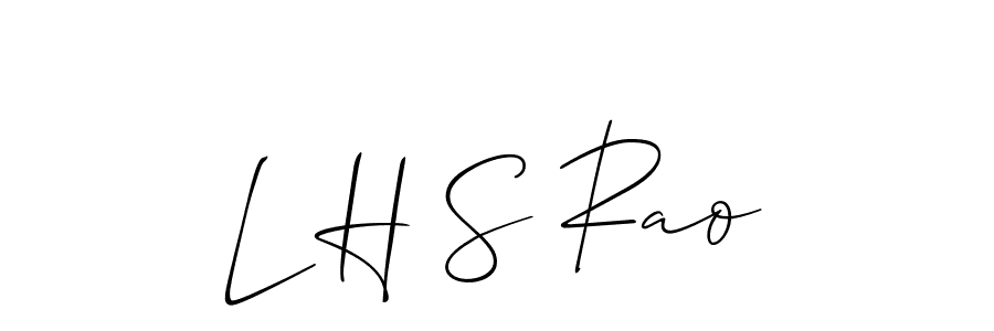 Here are the top 10 professional signature styles for the name L H S Rao. These are the best autograph styles you can use for your name. L H S Rao signature style 2 images and pictures png