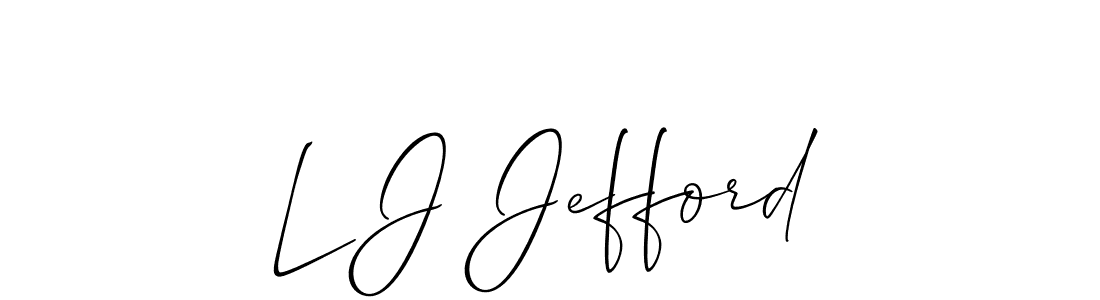 Here are the top 10 professional signature styles for the name L J Jefford. These are the best autograph styles you can use for your name. L J Jefford signature style 2 images and pictures png