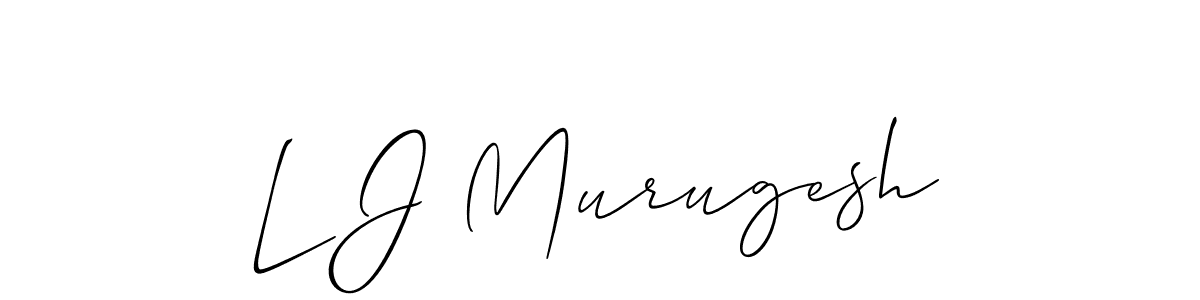 Similarly Allison_Script is the best handwritten signature design. Signature creator online .You can use it as an online autograph creator for name L J Murugesh. L J Murugesh signature style 2 images and pictures png
